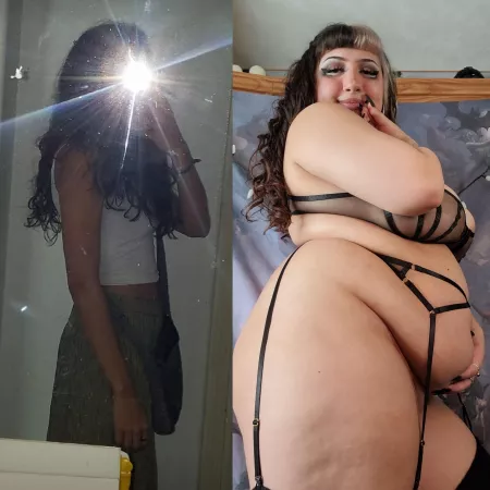 Wtf how is this only 2 years of gaining?! Very proud of myself 🥲 by korachubbsy