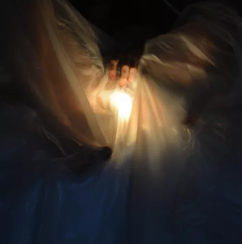 wud u suck my feet thru this plastic or wud u tear it w ur teeth to lick my girly curling toes u've just unwrapped like a dog opening a gift? ((while yr deciding I'll be edging w this hot lightbulb half bound w plastic)) feet twisted sweating soles tan by forest_creature_