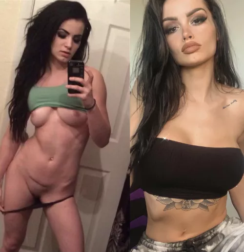 WWE’s Paige: from tight bodied teen to plastic bimbo slut by throwawayacct459