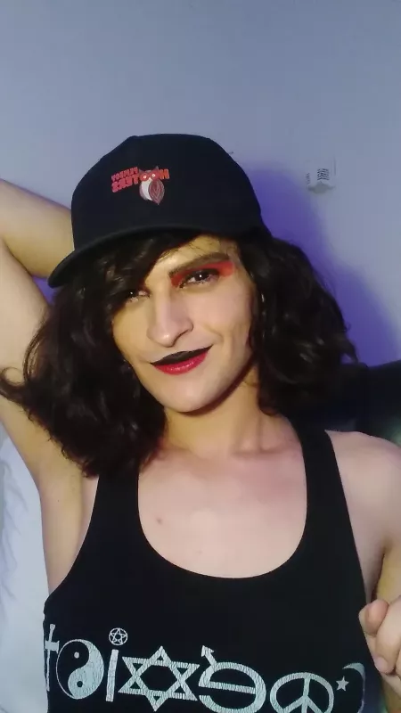 Ya girl copped a femboy hooters hat for her factory job! I can't wait to talk about what the reactions will be when I go in wearing it by Rayyguns