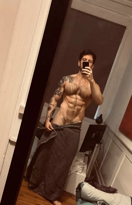 Ya like ripped, tattooed guys? ;P by AndThenIWasADragon