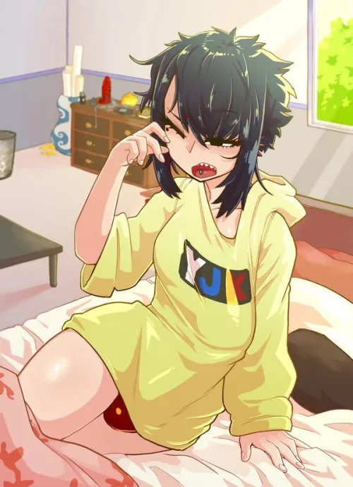 Yaaawwwnn, fuck. I always wake up so fucking hard. I need someone to deal with this each morning. (TheTenk) by Jacinith13