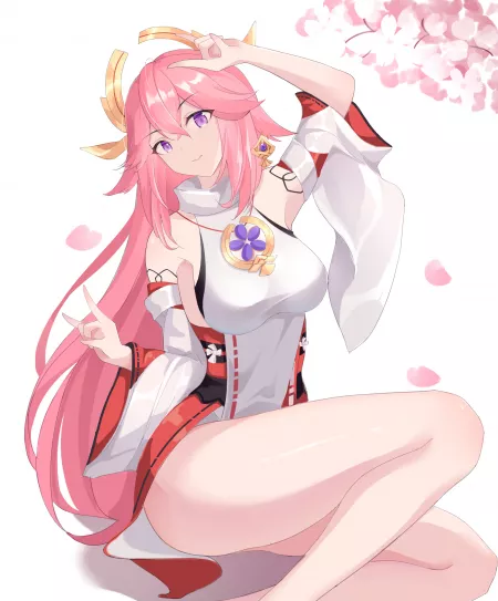 Yae (Genshin Impact) by Batousai_