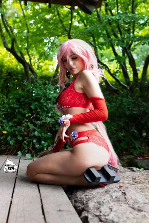 Yae Miko ero cosplay by Kate Key by katekeycosplay