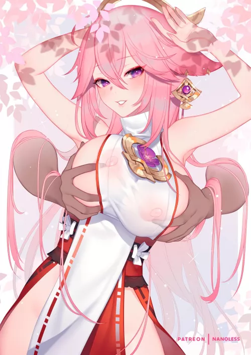 Yae Miko (Nanoless) [Genshin Impact] by NoLewdsNoLife