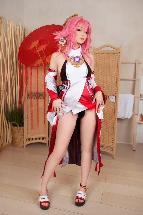Yaemiko from Genshin Impact by Caticornplay by aviara_detra