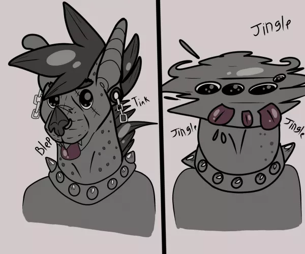 Y’all ever do the thing with dangly earrings? (Art by me) by SmolTboi