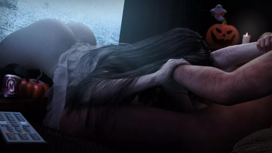 Yamamura Sadako (Nixee3D) [The Ring] by Nixee3D