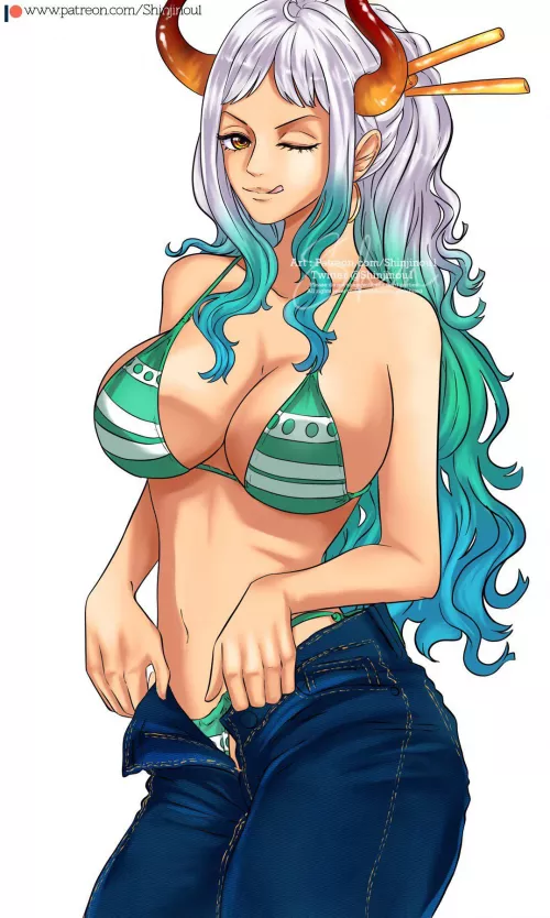 Yamato with Nami outfit 🧡 by Pretty-Ad275