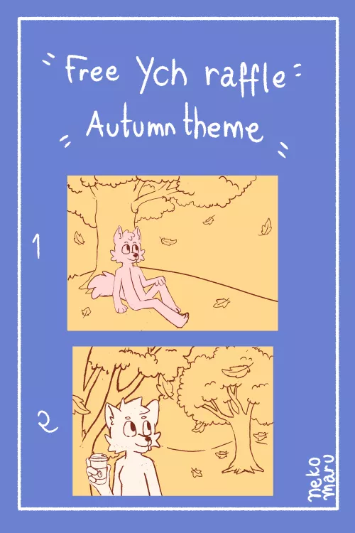YCH Autumn Theme Free Raffle OPEN (art by me, if you want to participate, read my comment) by Nekomaru800