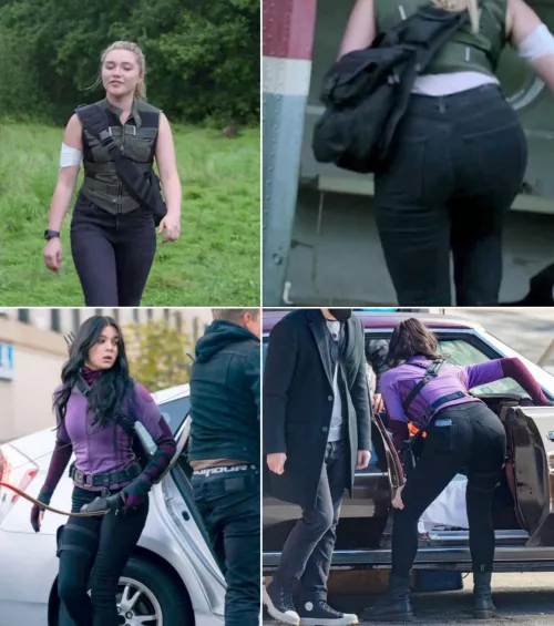 Yelena (Florence Pugh) and Kate Bishop (Hailee Steinfeld) the Avengers new booty calls by starlord78
