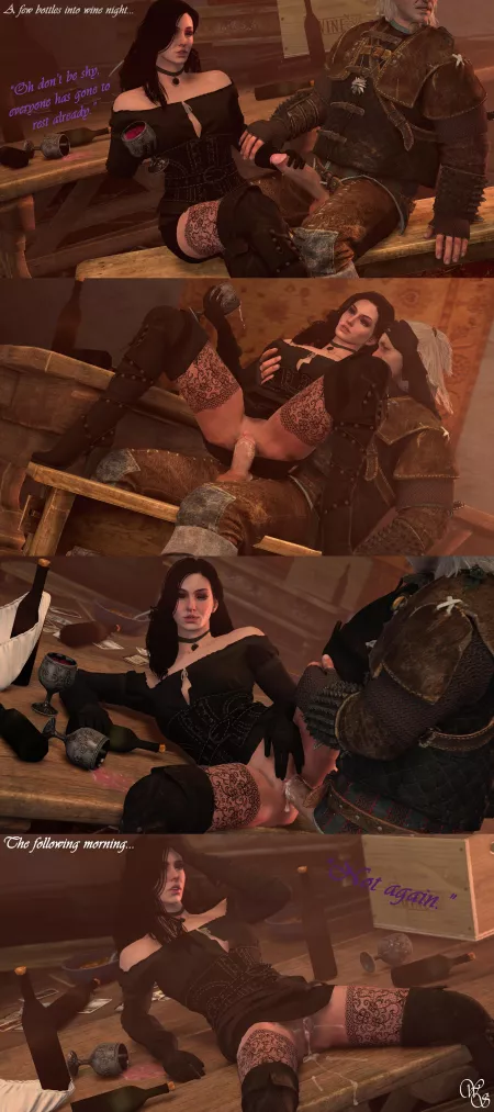 Yennefer - Wine Night (WeebSfm) [The Witcher] by Kuro-Oji