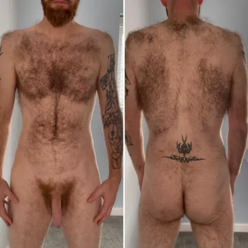 Yes I’m hairy! Front and back! by gbrad1983
