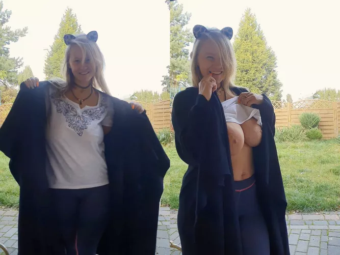 Yes, this outfit hides those big assets of mine perfectly. Heh by CukierkowaZgrywuska