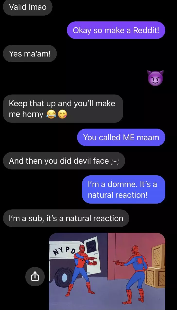 Yesterday, a good friend of mine disclosed to me that she’s a submissive. In turn, I disclosed to her that I’m a dominant. We’ve been goofing around with the idea of playing together. Should we? posted by ObsidianGal