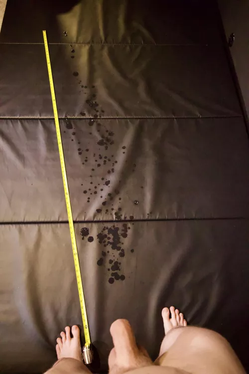 Yesterday I jerked off standing up and shot cum 74 inches. That’s 1.88 m for my international audience. There’s a video of it to…. by HomeskoolPromKing