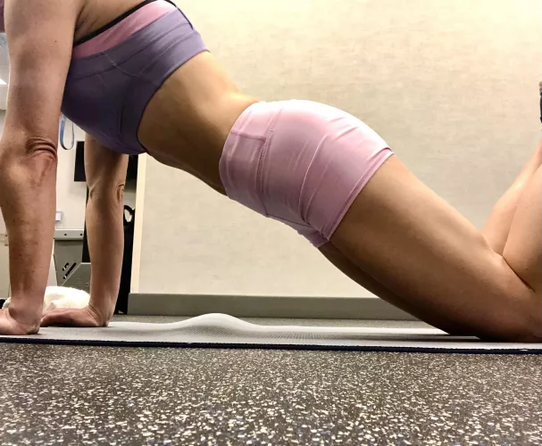 Yesterday’s workout.. got my glutes feeling very tight. by YourHighArchQueen