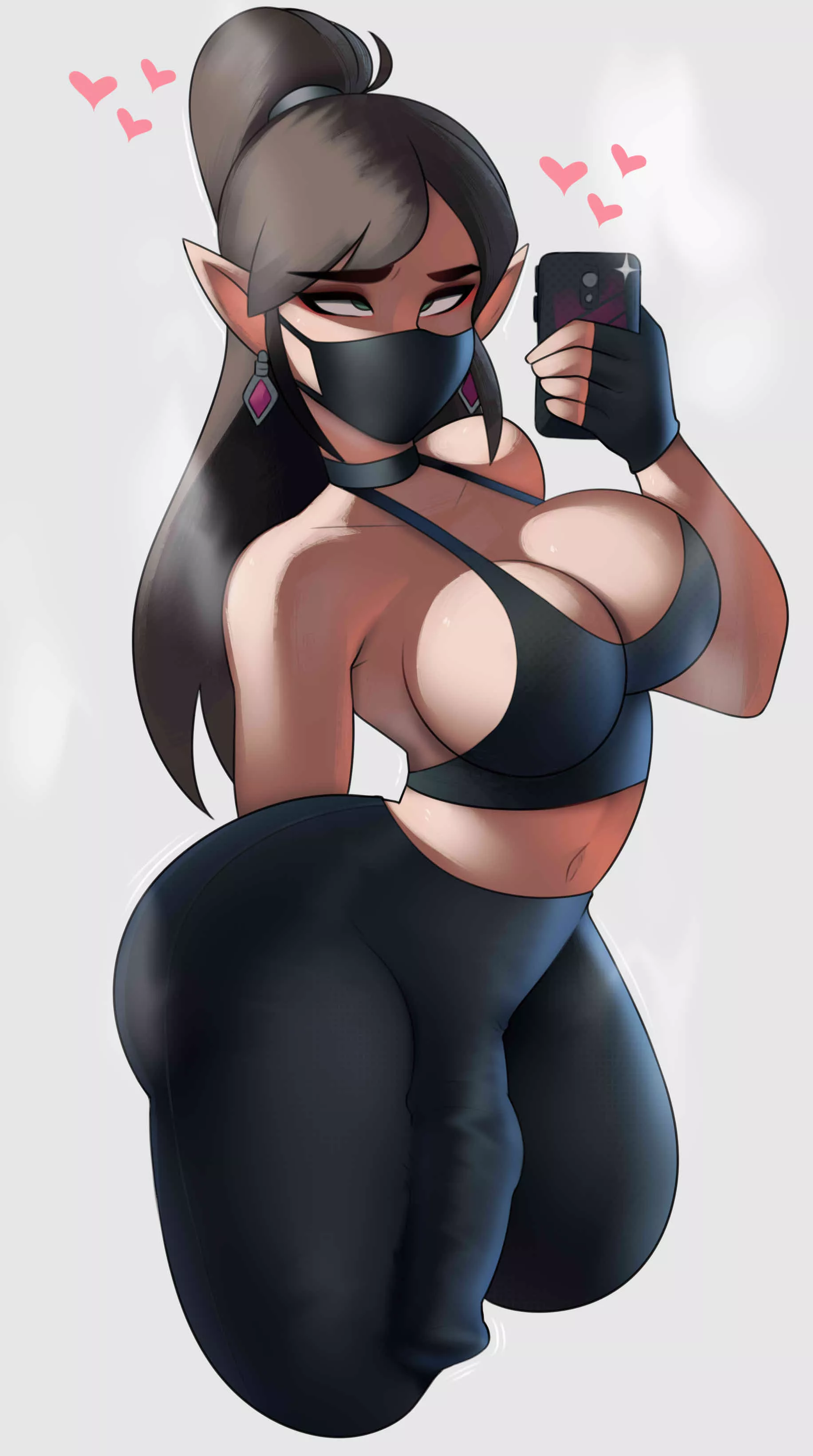 Ying in casual selfie (PostBlue98) posted by gifsundgirls