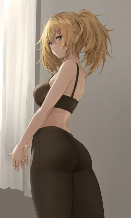 Yoga Girl [Artist's Rendition] by CheetahSperm18