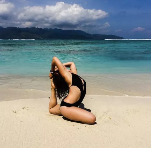 ☀️ yoga in Bali by notabasicmermaid