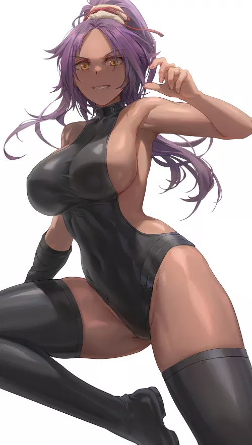 Yoruichi Beauty (Free Style) [Bleach] by sequence_string