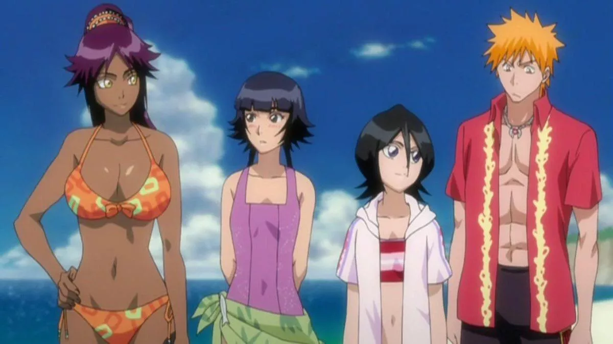 Yoruichi, Soi Fon, & Rukia (With Ichigo [Bleach] posted by BleachIsBestAnime