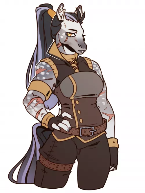 You better watch your mouth next to her! (art by me) by CerberaManghas