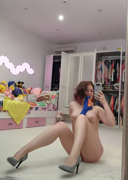 You can barely see mine - would you suck my small tits? by LyzMania