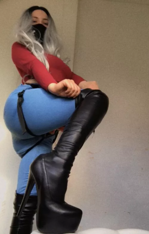 You can start by cleaning my boots 👅 then you’ll maybe get a chance to worship 😈 by MissAllYouNeed