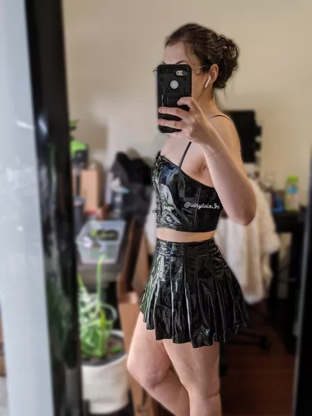 You can't resist the smell and sound of PVC on My perfect physique. by vinylvix3n