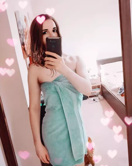 You caught me just getting out of the shower...oops! 🚿😏 by AlyssaBubbleButt