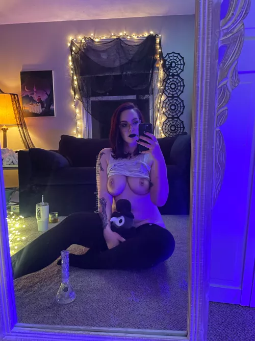 you come home to me like this: bourbon poured, bowl packed, and no panties by ModernMoirae