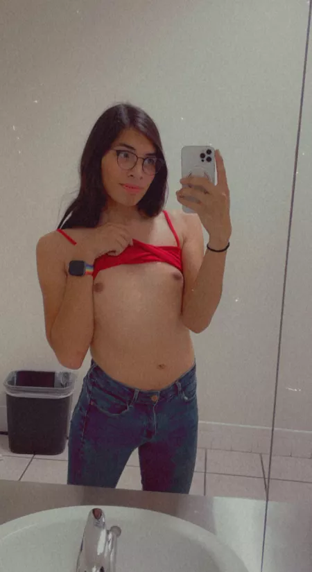 you don’t need a bra at work when you have tiny boobies❤️ by M3Angeina