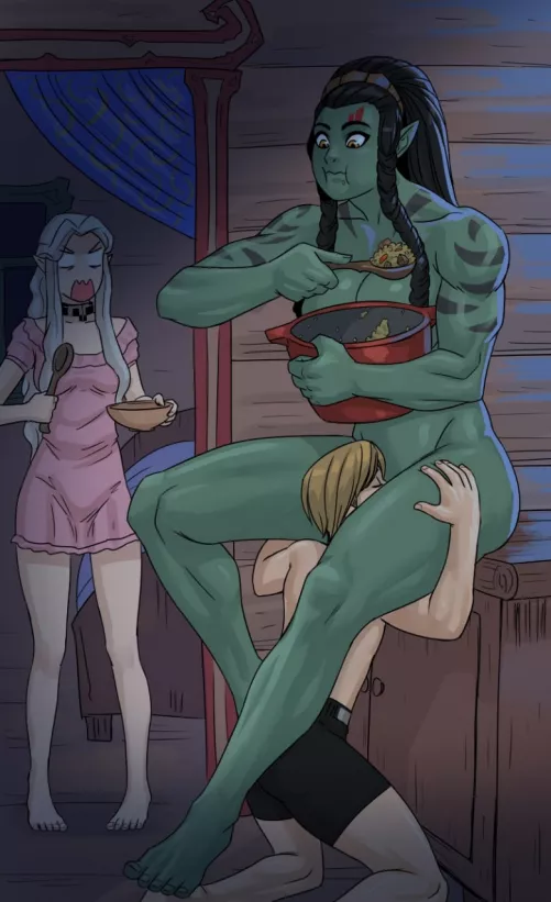 You got to give a man what he wants to eat by justanimxd