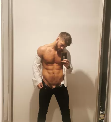 You guys like a man in a suit? Or should I take it off? 😉 by Lewis_likes_fitness