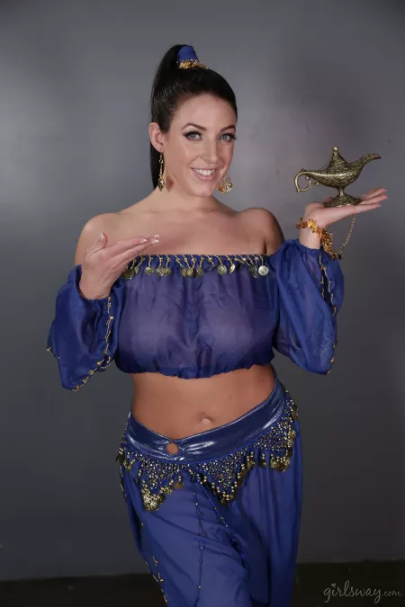 You have one wish to make to Genie Angela by makemypoophappy