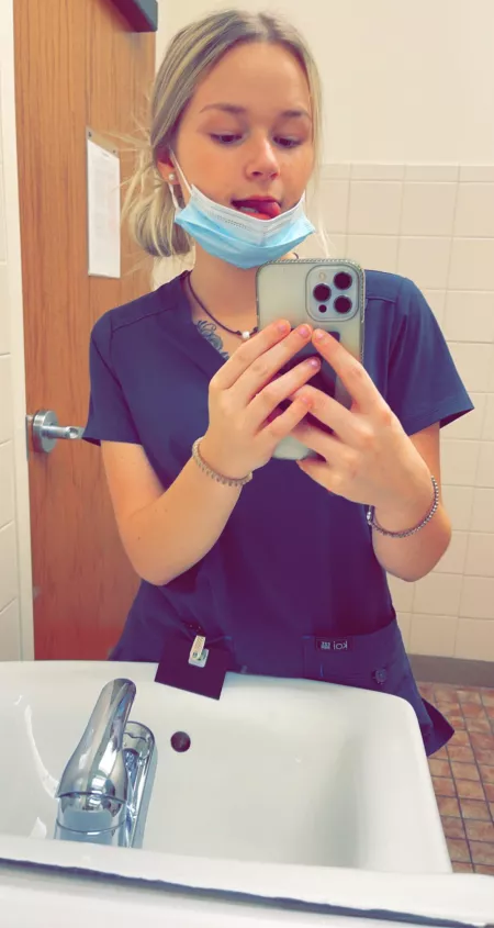 you like a girl in scrubs? :) by laceyjack0828