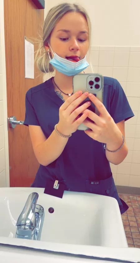 you like a girl in scrubs? :) by laceyjack0828