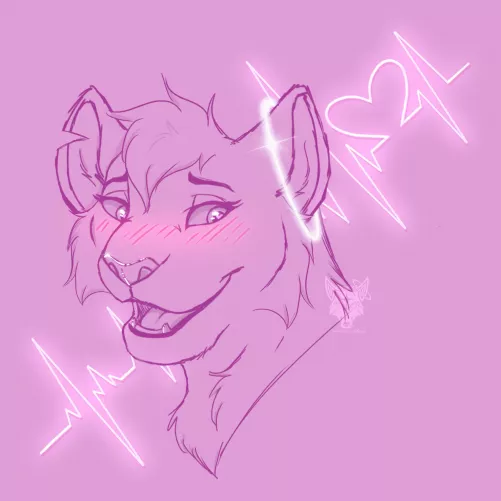 You like me, too!? 🥺🥰 (Art by me!) by ClairStilinski