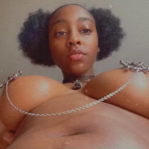 you like my new titty piercings 😏 by gl0barbs