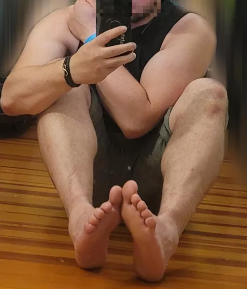 You lost the best now you smell my feet after I've been working out. And I want your nose between each toe. by SmellyFootBoy