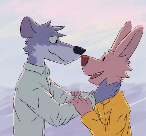 You make me so happy ❤️ [art by me, @rundersnatch] by kladfvgbung