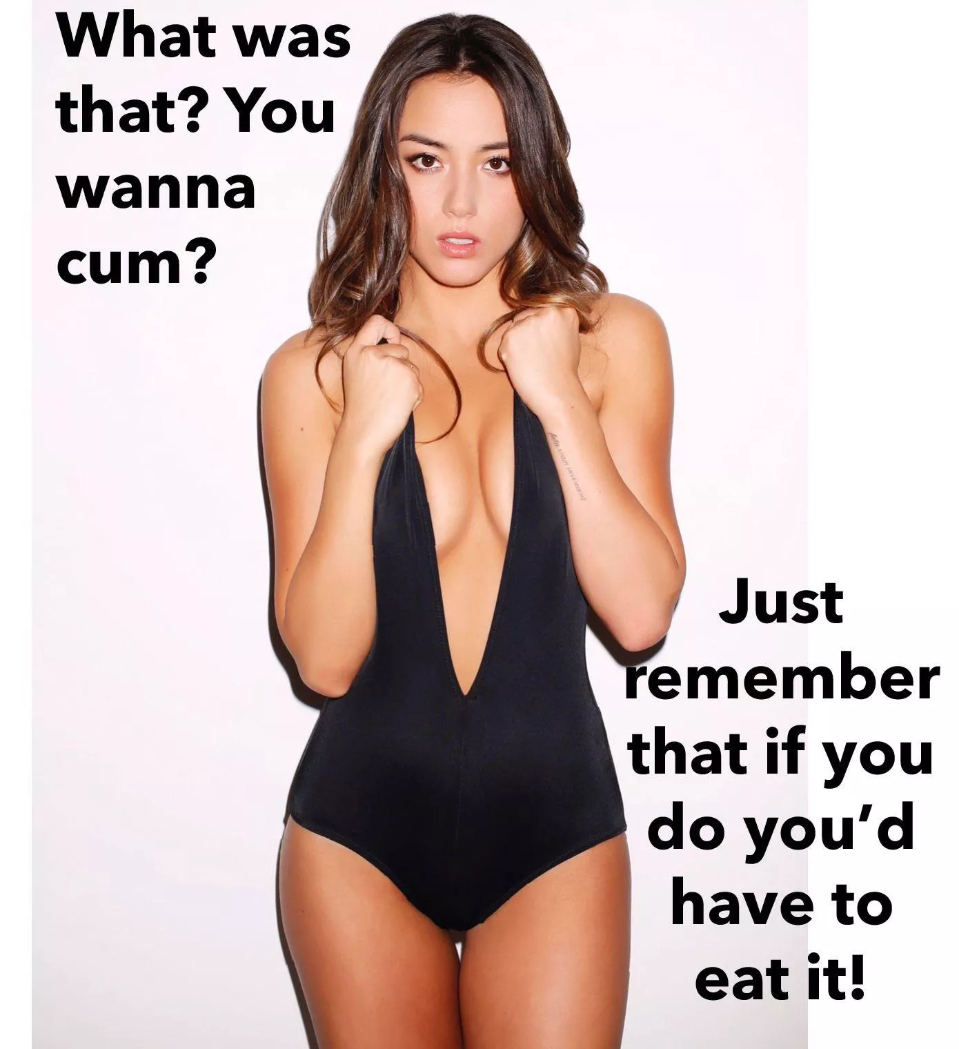 you must eat your own cum posted by onehardguy