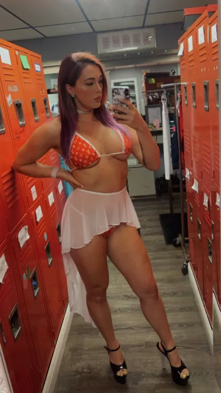 You ready to bend me over and fuck me with those heels on? by Ambergoeswild