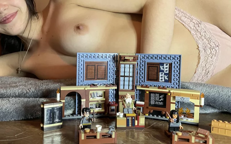 You should come over and build legos with this little sinner :) by BlueEyedPaige