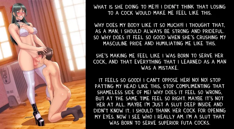 You suck a futa cock for the first time. How does it make you feel? by Aleister95
