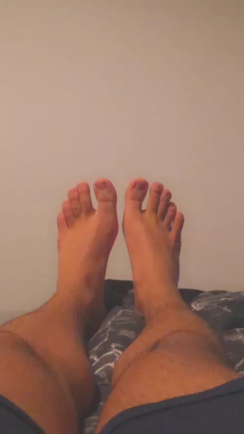 You want these sweaty feet in your mouth? by Legitimate_Ad_3944