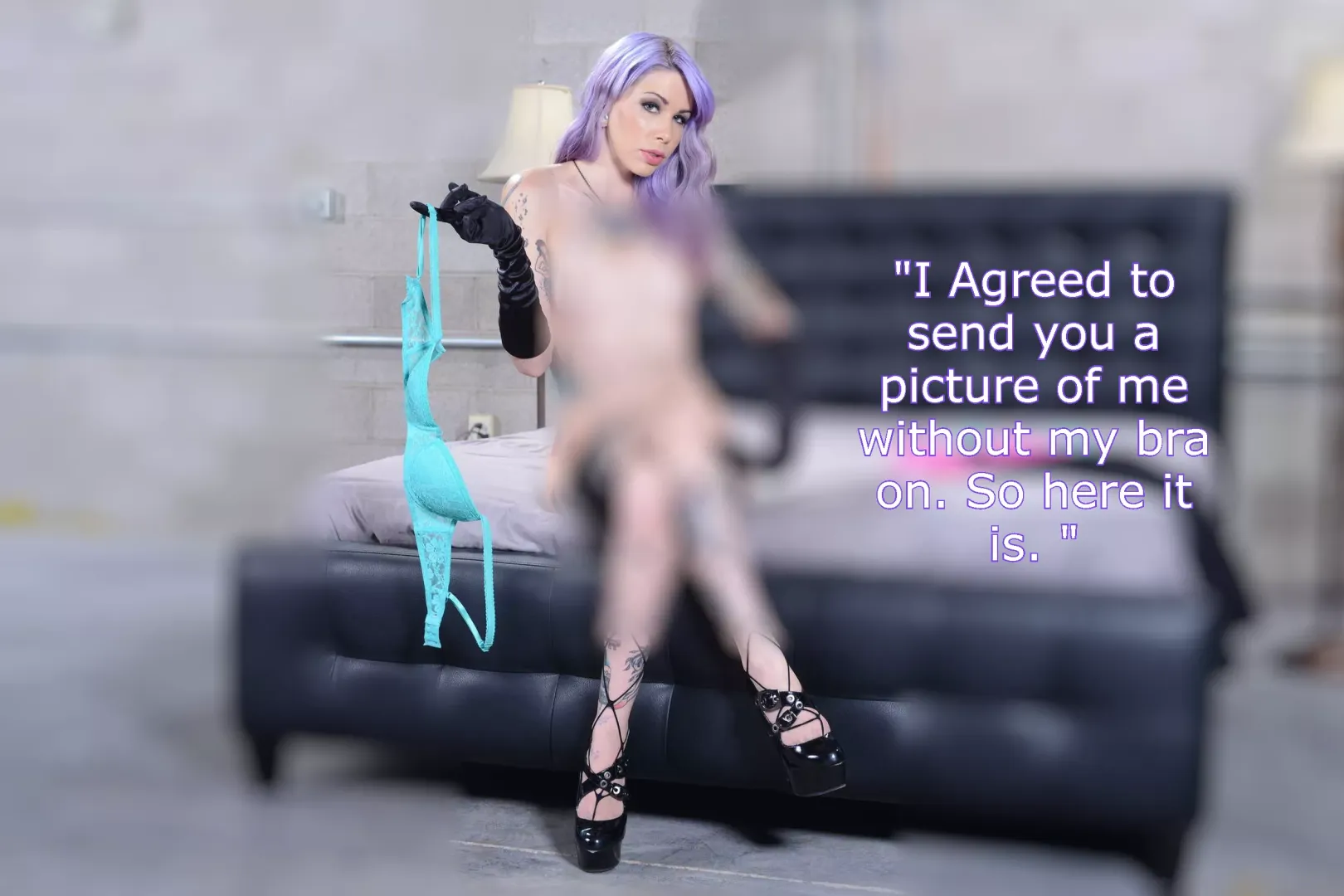 You wanted to see her without a bra, so here it is. posted by beta4blackdick