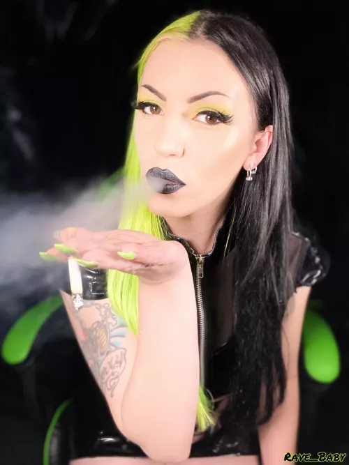 You will love the way I blow it right in your face 🚬💨💨💨💨 by MissRave_Baby