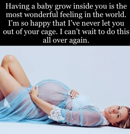 You will never be free of this, it feels too good.